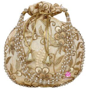 3399 Indian Ethnic Potli bag Handbag Purse for Bridal Party wedding